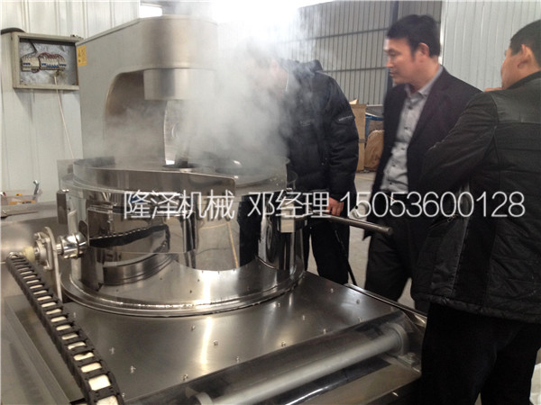 河北張家口客戶來麻豆免费视频（zé）機械考察電磁爆米花機