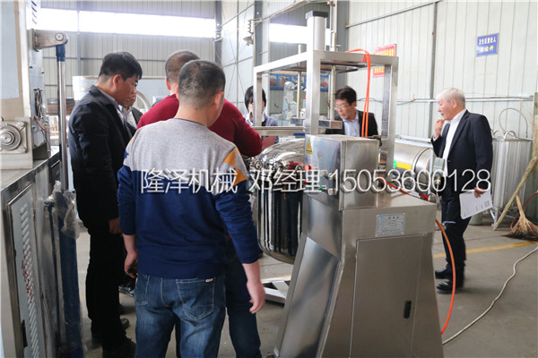 歡迎日本客戶及專家來我廠參觀指導納豆設備