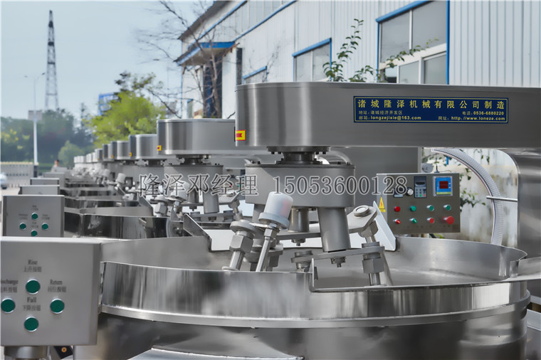 全自動大（dà）鍋燉菜機器 食堂的大鍋（guō）菜炒鍋