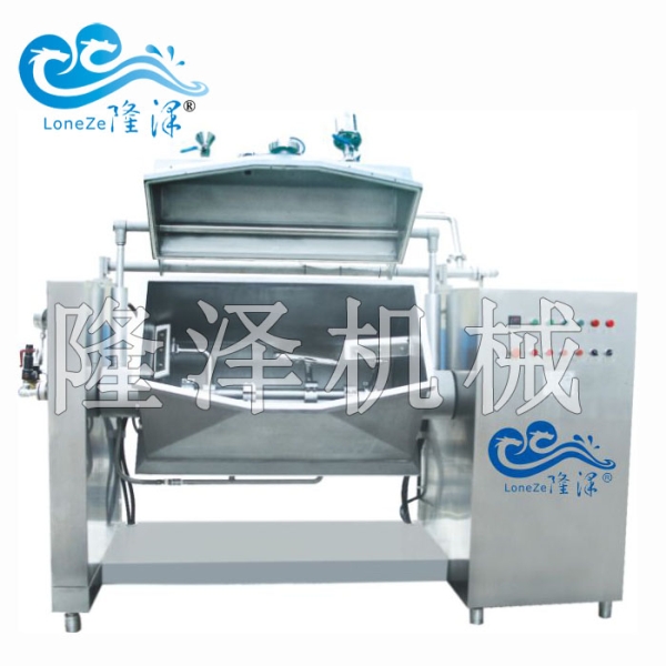 阿膠真(zhēn)空臥(wò)式攪拌鍋