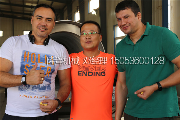 歡迎烏茲別克斯坦客戶來廠考察麻豆免费视频爆米(mǐ)花(huā)生產線