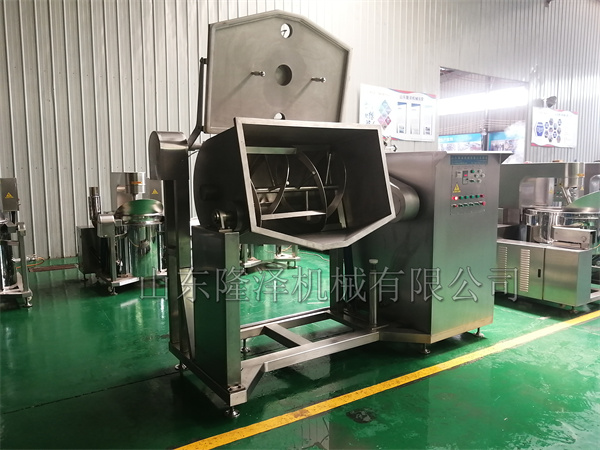 臥式橫軸攪（jiǎo）拌鍋