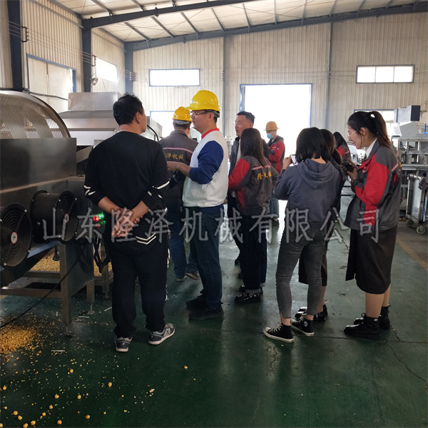 爆米花機流水線